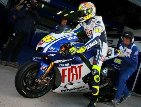 Ο Rossi χαρούμενος με το νεό πλαίσιο